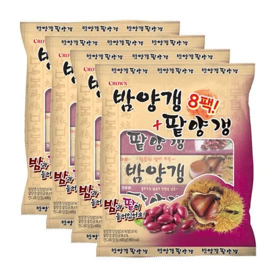 연양갱 8번들(밤양갱+팥양갱) 4팩 총32개