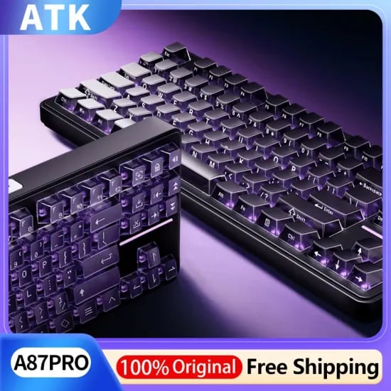 ATK 잠자리 A87 6000배터리 TKL 기계식키보드 화이트