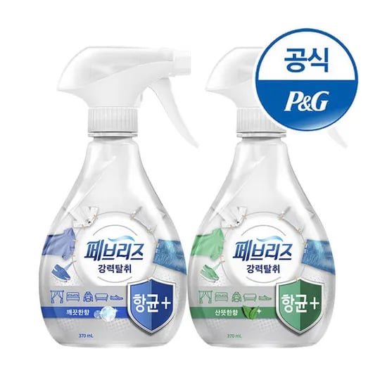 페브리즈 섬유탈취제 항균 370mlx2개