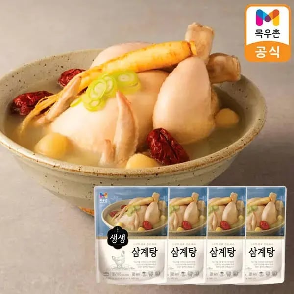 목우촌 생생 삼계탕 1KG 4개
