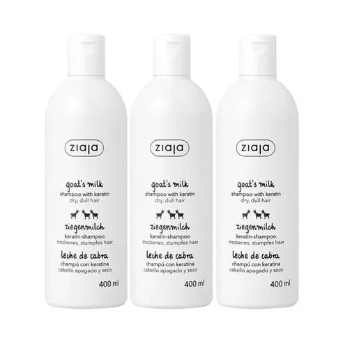 지아자 산양유 단백질 샴푸 400ml 3개