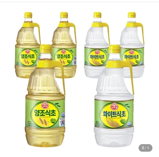 오뚜기 양조 식초 1.8L 3개 화이트 식초 1.8L 3개 외 다양
