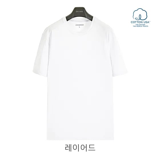 자바나스 E 미들 USA코튼 레이어드티셔츠 3장