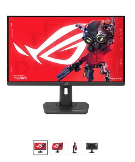 ASUS 27인치 모니터 XG27UCG 4K 160Hz 듀얼