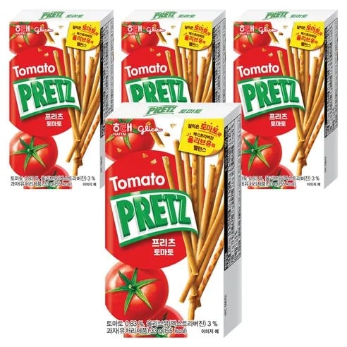 프리츠 토마토 스틱과자 33g 4개