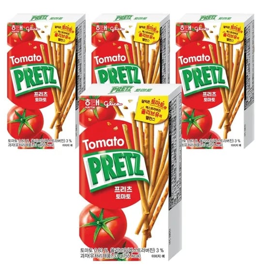 프리츠 토마토 스틱과자 33g 4개
