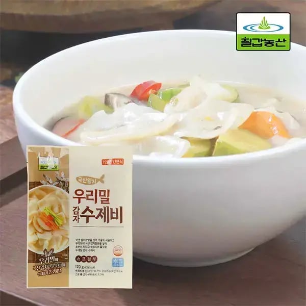 우리밀 감자수제비 170g x 8개
