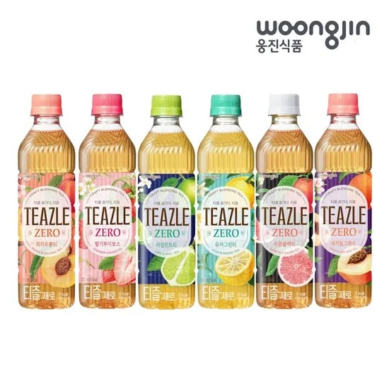웅진 티즐 제로칼로리 블랜딩티 500ml 20페트 6종 외 다양 택1