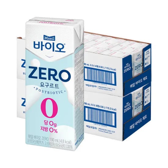 매일 바이오 ZERO 요구르트 190ml 48팩