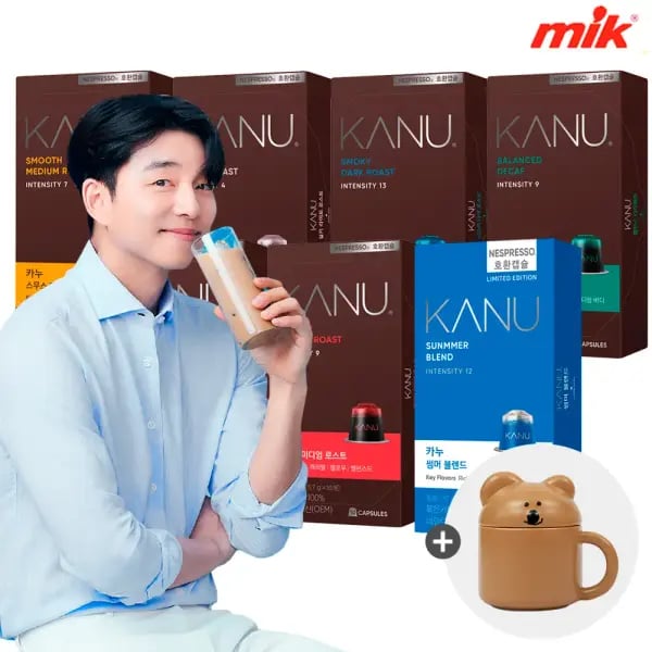 맥심 카누 캡슐커피 네스프레소 호환 9종 60개 쿼카머그컵