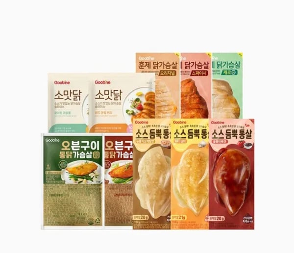 굽네 훈제 닭가슴살 10팩