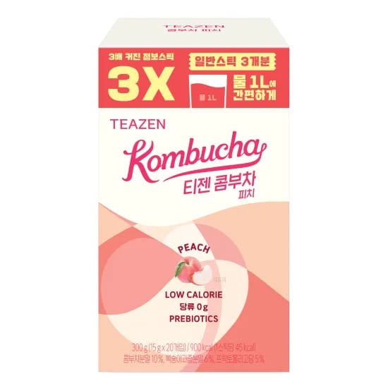 티젠 점보팩 피치 1L 코인 4개