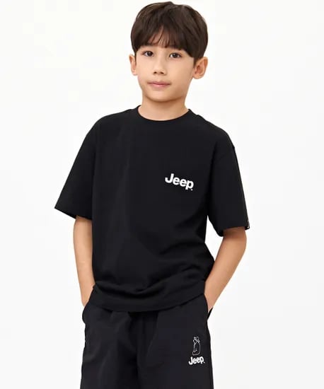 무신사) 지프 키즈 스몰 지프로고 반팔티 10,900원