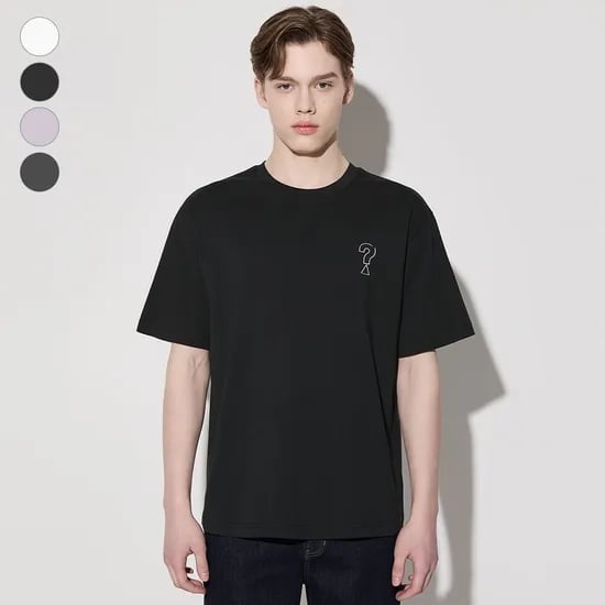 롯데온) 게스 진 세미오버 프린트 반팔티 17,790원