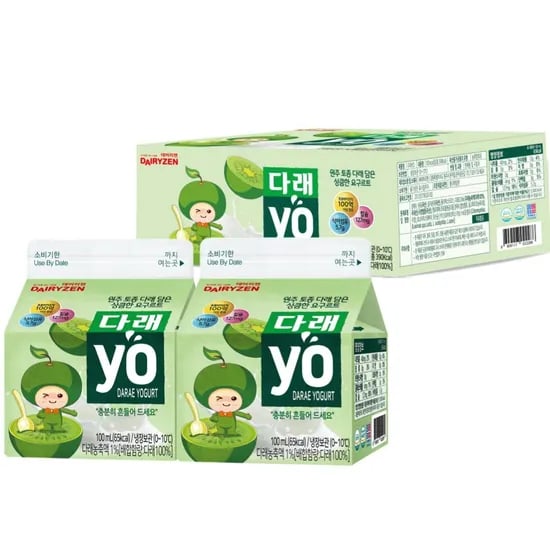 롯데온) 키위베리 다래요거트 100ml x 24개 6900원