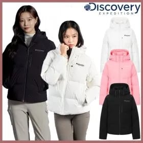 GS샵)디스커버리 겨울 이월할인 여성 베른 라글란 구스다운숏패딩 87,750원