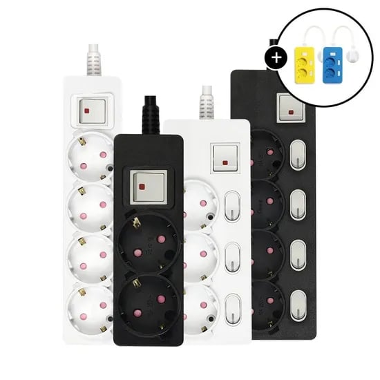 롯데온) 국산 멀티탭 통합 개별 2구 5,250원