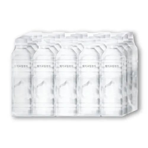 롯데온) 동원샘물 웨이크업뷰티 무라벨 500mL x 40병 7,900원