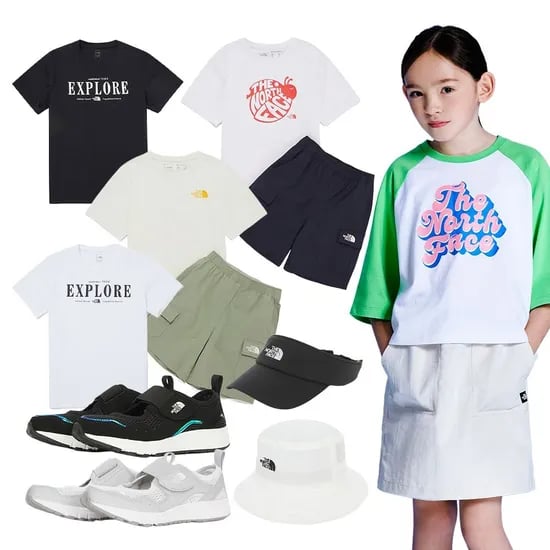 롯데온) 노스페이스키즈 리커버리 그래픽 숏 슬리브 라운드티 20,700원