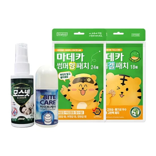 11번가타임딜) 동국제약 썸머 해충 퇴치 베스트 4종세트 9,900원 무배