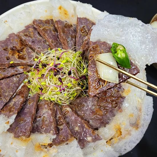 토스/ 한우 수제 빠삭 육전 100g 3,990원 유배