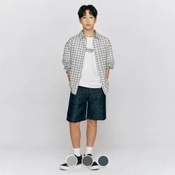 네이버경유/쓱)지오다노주니어 데님 버뮤다 팬츠 18,620원 무배