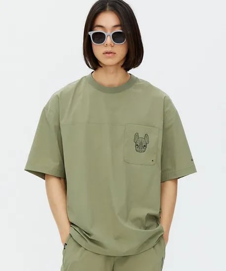 롯데온) 라이프워크 나일론 반팔티셔츠 38,200원