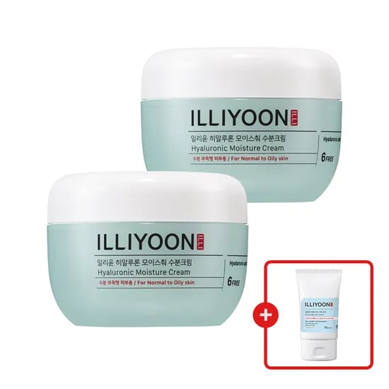 토스 쇼핑) 일리윤 히알루론 모이스춰 수분크림 100ml 2개 15,900원 (+로션50ml 1개 증정)