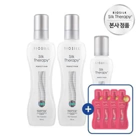 홈앤쇼핑) 실크테라피 헤어에센스 150 ml 2개 + 60ml 1개 + 헤어밀크 3ml 4개 26,694원