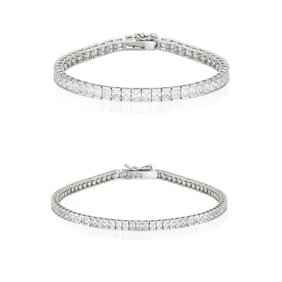 롯데온) 티르티르 2mm/3mm 패션화이트 테니스 팔찌 24,220원