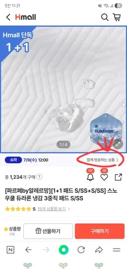 H몰/ 파르페by알레르망 젤라토 안티버그 냉감 여름차렵이불 S 56,905원(현카)