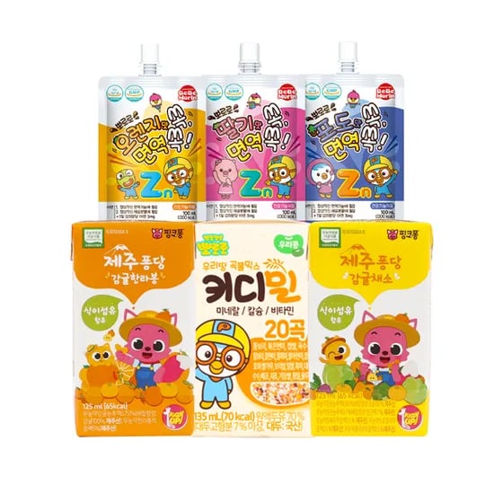 11번가) 뽀로로 음료 쥬스 40개 16900원 무배