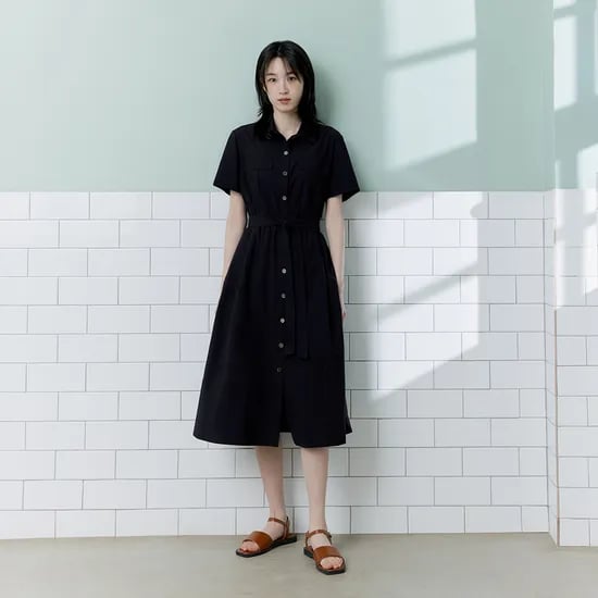 하프클럽) 마인드브릿지우먼 셔츠형원피스 49,520원