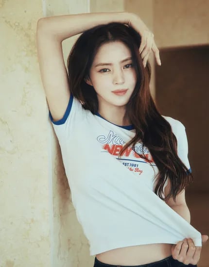 무신사) 지오다노 그래픽 링거 반팔티 14,420원