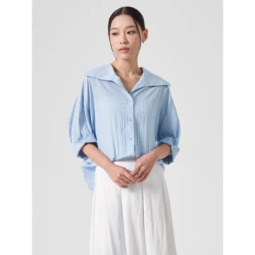 무신사)에잇세컨즈 레이온 셔츠 블라 12,440원