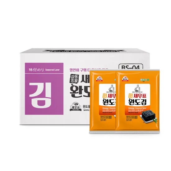 옥션)새우표 완도 오리지널 전장김 25gx20봉 20,510원 무배