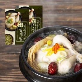 홈앤쇼핑)녹두 품은 금산인삼 삼계탕 1.2kgx5팩 36,370원