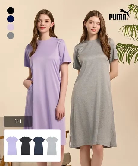 포스티)푸마 듀얼메쉬 원마일웨어 원피스 1+1 25,500원