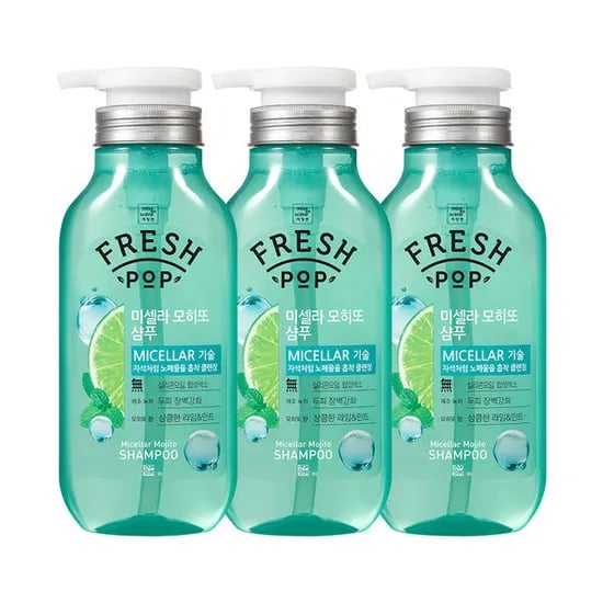 11번가) 미쟝센 프레시팝 샴푸 미셀라모히또500ml 3개 17,900원