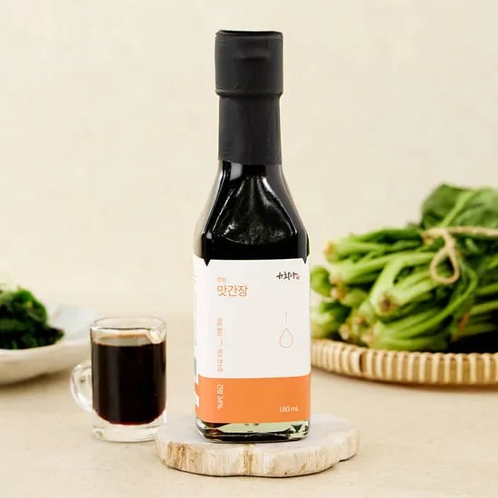네이버 우체국쇼핑몰) 과일퐁당 채소한스푼 만능 맛간장 180ml 2,900원