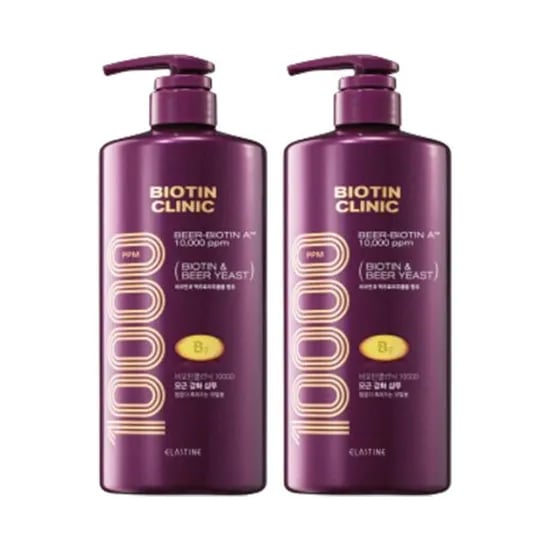 11번가) 엘라스틴 비오틴클리닉 맥주효모 샴푸 1000ml 2개 신한 12,510원