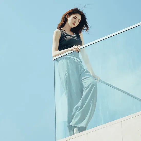 네이버) 지오다노 여자 레이온 여름용 와이드 풀밴딩 팬츠 29,900원 무배