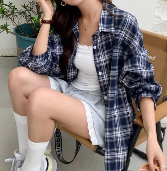 지그재그)체크난방 체크셔츠 1+1 19,950원 무배