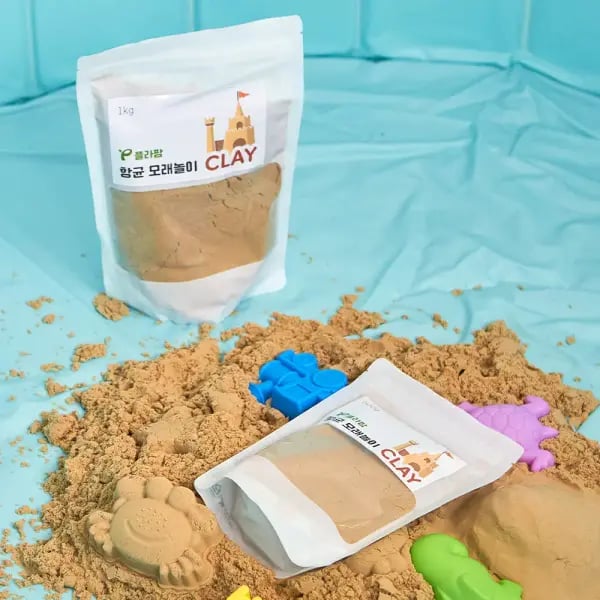 11번가) 선착순 사은품! 물에 녹는 항균 촉촉 모래놀이 500g 1+1 11,920원