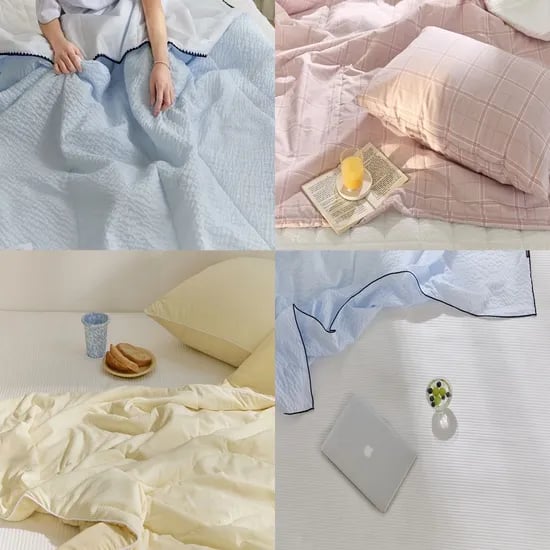 롯데온 라방예고) 파르페 알레르망 듀라론 냉감이불 54370원~