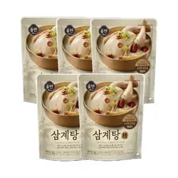 SSG) 올반 삼계탕정 900g*5팩 28900원 팩당 5780원
