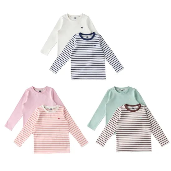 롯데백화점) 블루독 신상! 데일리긴팔티셔츠 2종 22,300원(카카오) 무배