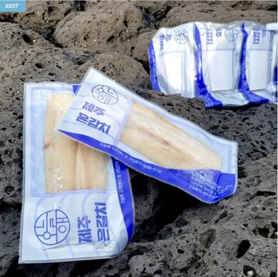롯데온) 제주 순살갈치 400g 2마리 (8팩) 21,150원