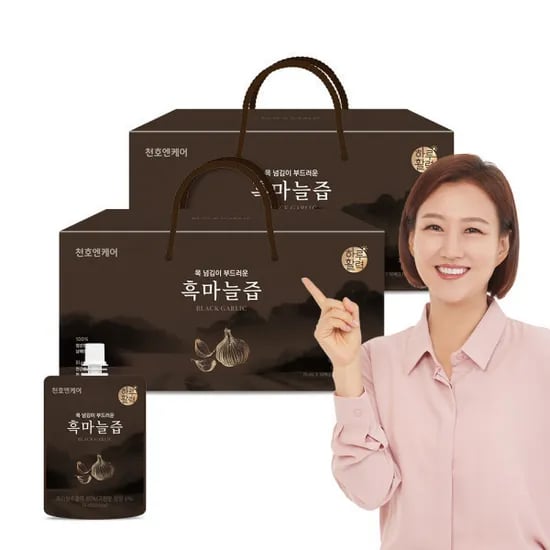옥션)하루활력 국산 남해안 흑마늘즙 70ml 30팩 2박스 49,800원