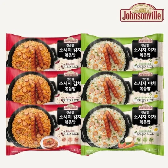 롯데온) 쟌슨빌 소시지 볶음밥 250g 6팩 16,370원 무배